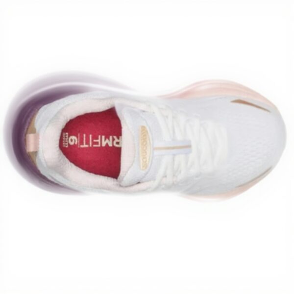 Saucony Baskets Hurricane 25 Femme Blanc Confort Mode