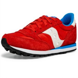 Saucony Jazz Sneakers Femme Basses Léger Sport Casual Rouge