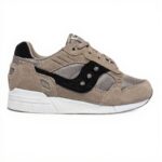 Saucony Shadow 5000 Baskets Homme Cuir Suédé Taupe Noir