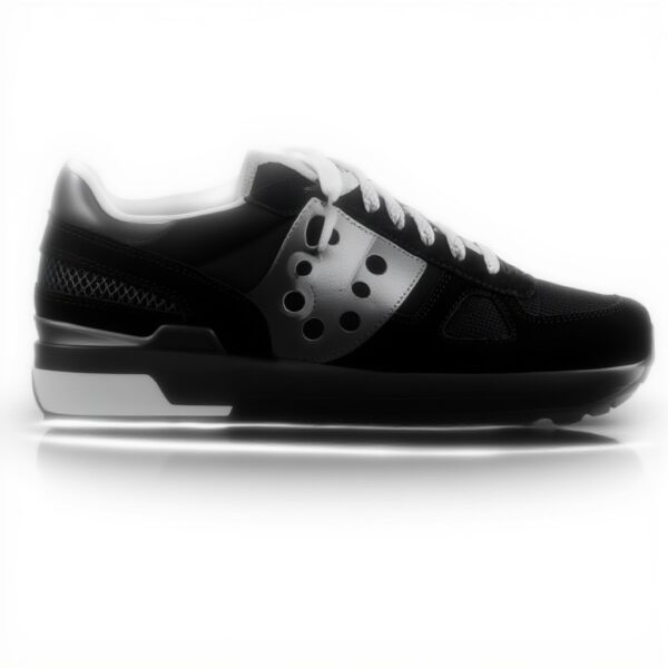 Saucony Shadow Original Basket Running Homme Noir Argenté