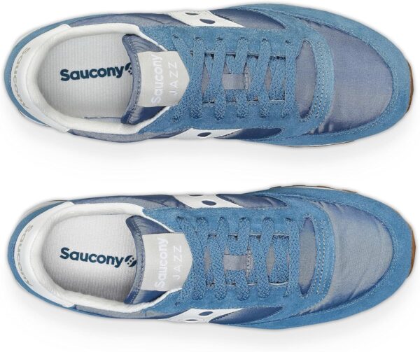 Saucony Jazz Original Baskets Femme Bleu Blanc Cassé Marron-2