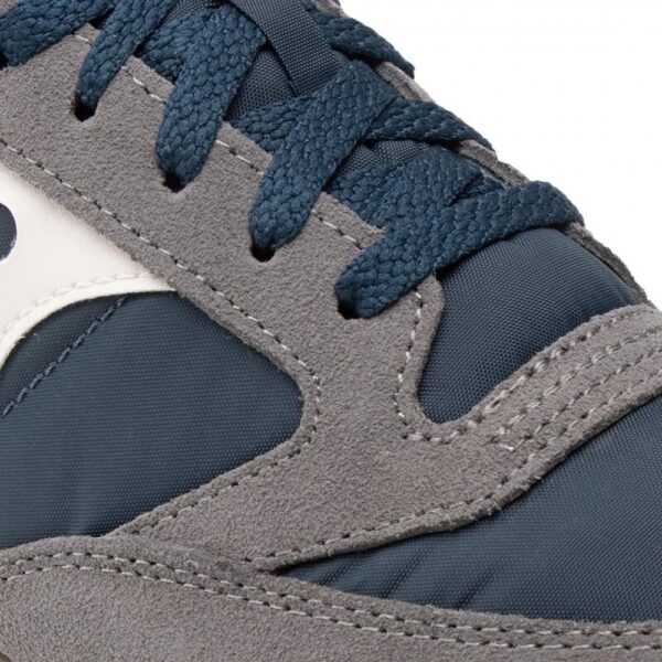 Saucony Jazz Original Basket Homme Bleu Marine Citron Suède-4