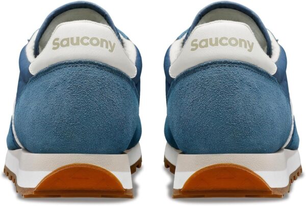 Saucony Jazz Original Baskets Femme Bleu Blanc Cassé Marron-5