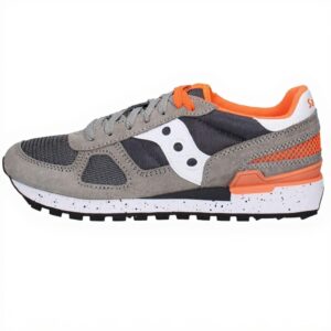 Baskets Saucony Originals S2108 Homme Cuir Gris Orange