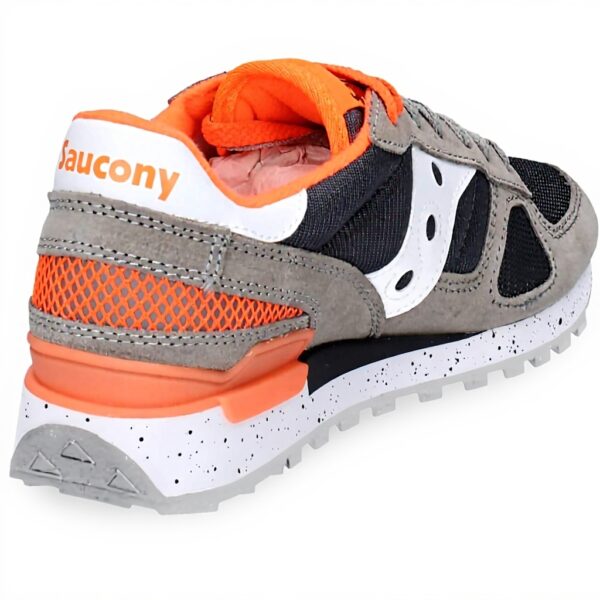 Baskets Saucony Originals S2108 Homme Cuir Gris Orange