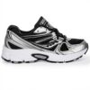 Baskets Saucony Ride Millenium Noir argenté amorti femme