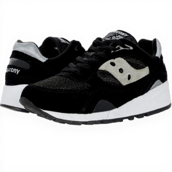 Saucony Shadow 6000 Sneaker Homme Noir Argent Baskets Mode