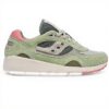 Saucony Shadow 6000 Baskets Femme Vert Ivoire Confort