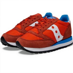 Baskets Saucony Jazz Original Homme Orange Bleu Ciel Confort