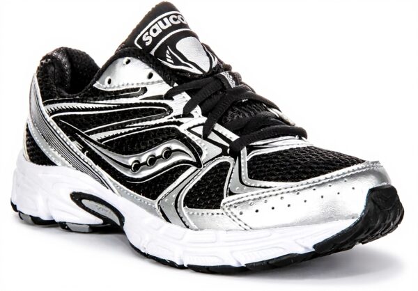 Saucony Grid Ride Millennium Baskets Femme Noir Argent